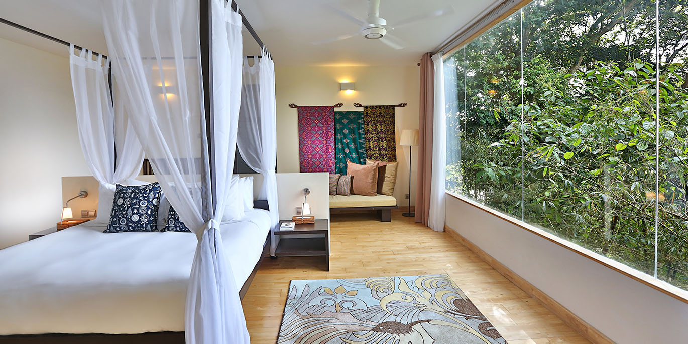 Rainforest Studio bedroom